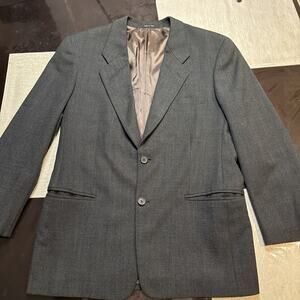 Emporio Armani Blazer Mens 48R (actual 42) 100% viscose Coat Suit Jacket Casual